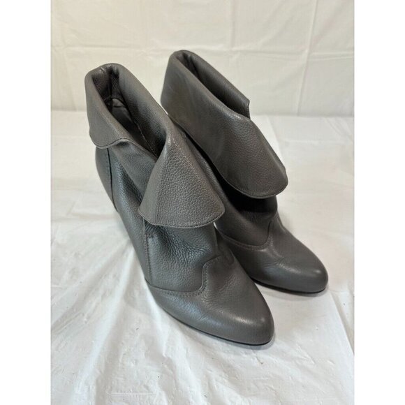 Report Boston Grey Leather Boots Size 8.5 US - Picture 4 of 13